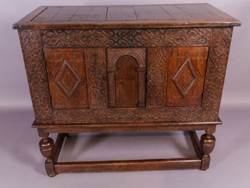Oak Cupboard on Stand