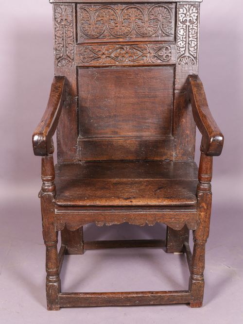 17th Century Wainscot Armchair