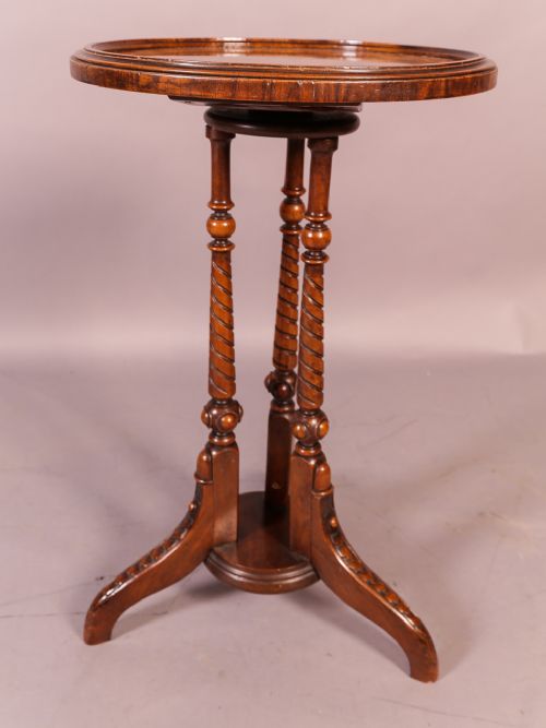 A Quality Victorian Walnut Wine Table