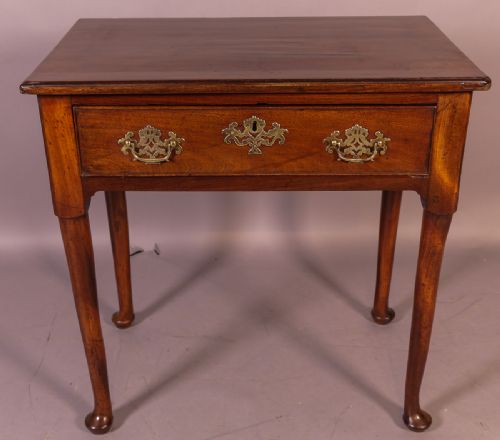 A Georgian Single Drawer Side Table in Fruit Wood