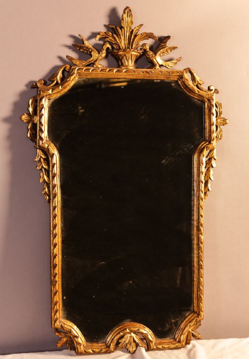A Late 19th Century Gilded Mirror