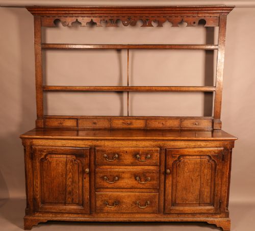 Georgian Oak Dresser Stunning Colour