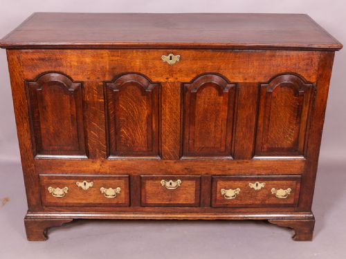 Georgian Oak Dower Chest