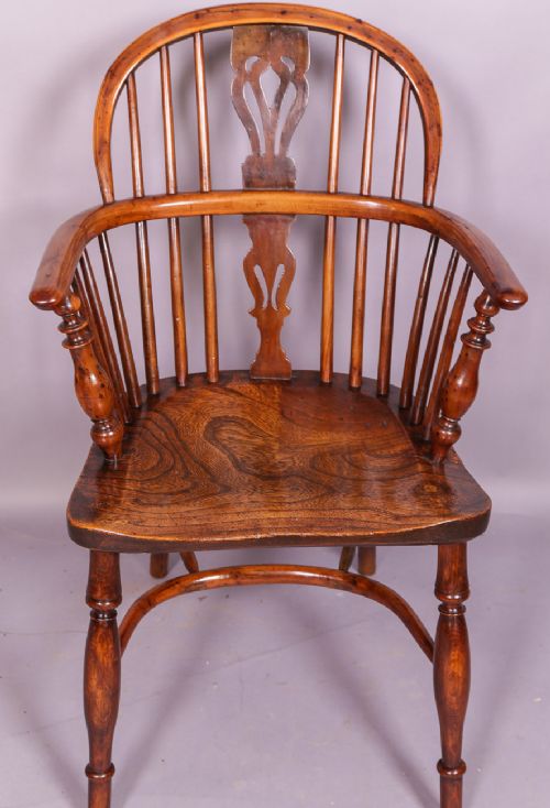Yew Wood Windsor Chair by Nicholson Rockley