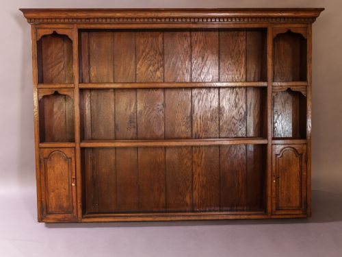A 19th Century Oak Plate Rack
