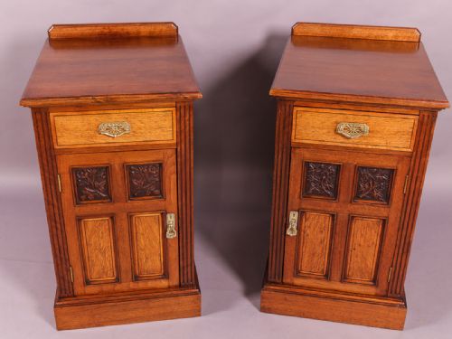 A Pair of Bedside Chests/cabinets