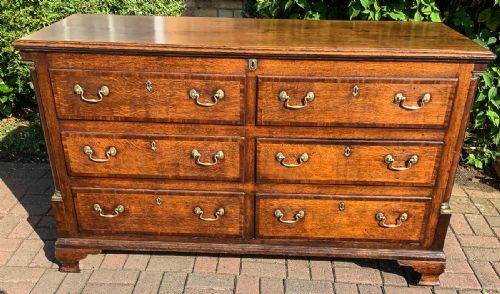 Georgian Oak Dower Chest