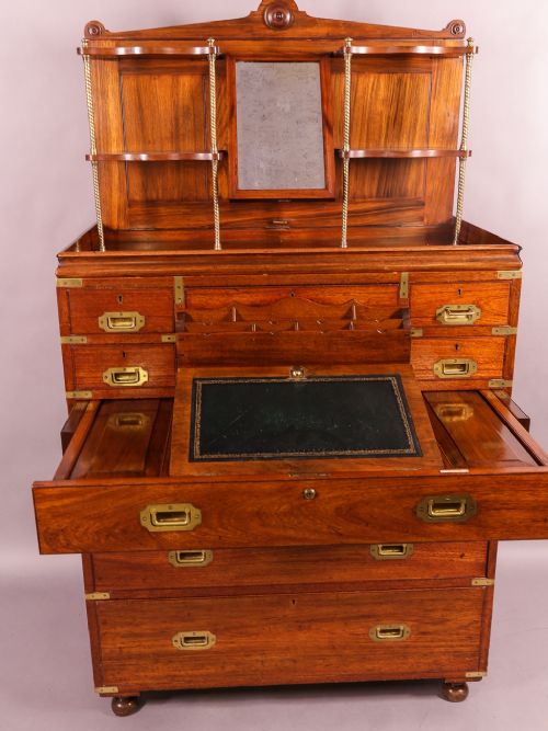 Rare Camphor Wood Campaign Chest by Harrods