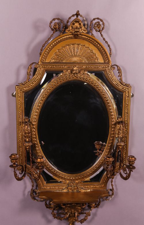 Victorian Girandole Mirror