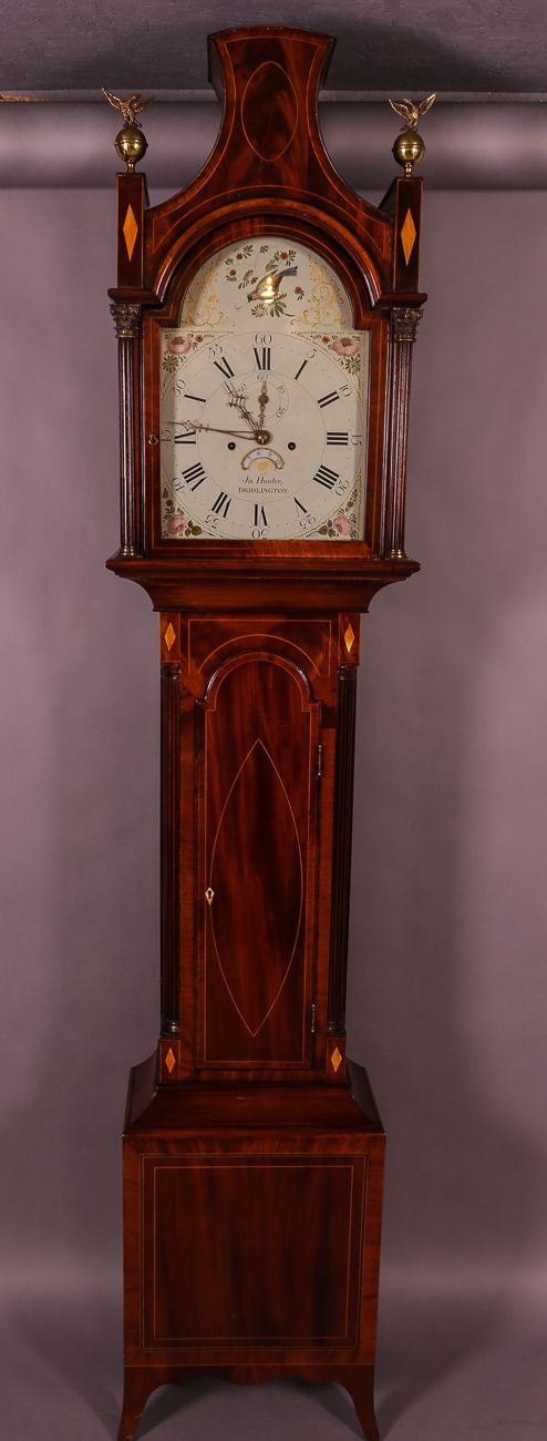 Pagoda Top Longcase Clock 8 Day by John Hunter Bridlington