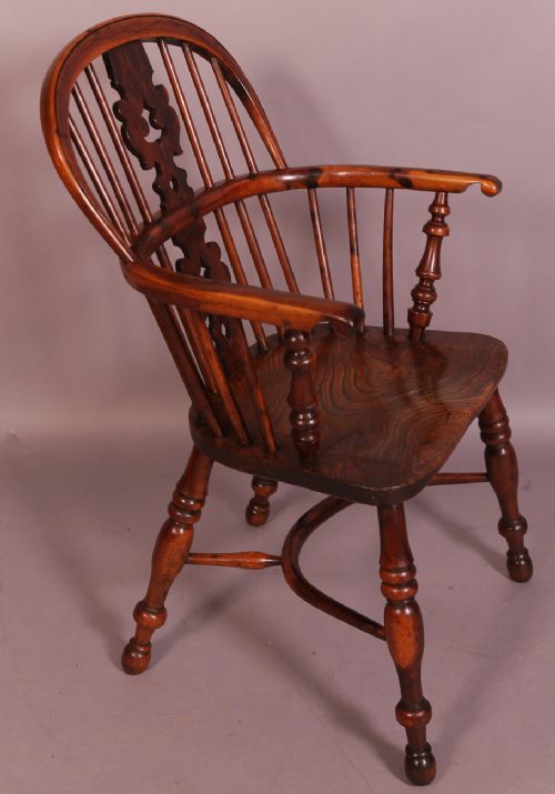 Very Good Yew Wood Windsor Chair Allsop Worksop