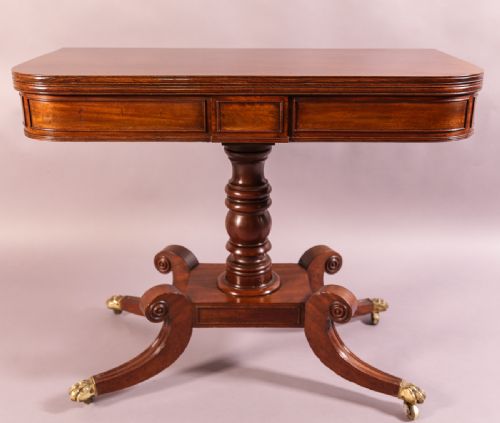 George IV Period Tea Table Mahogany