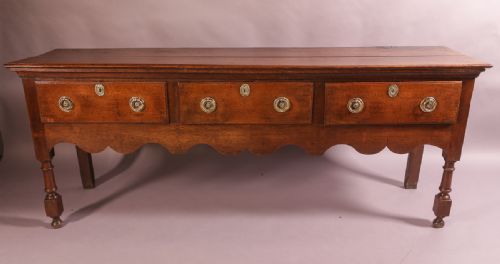 A Georgian Oak Serving Dresser C 1740