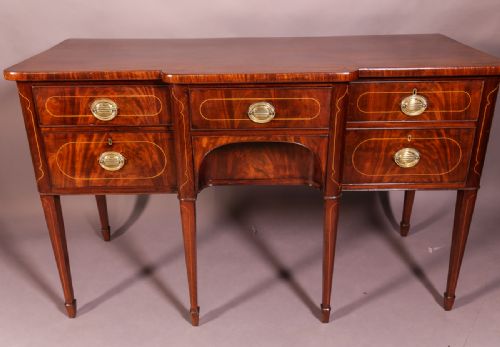 Georgian Mahogany Sideboard Inlaid