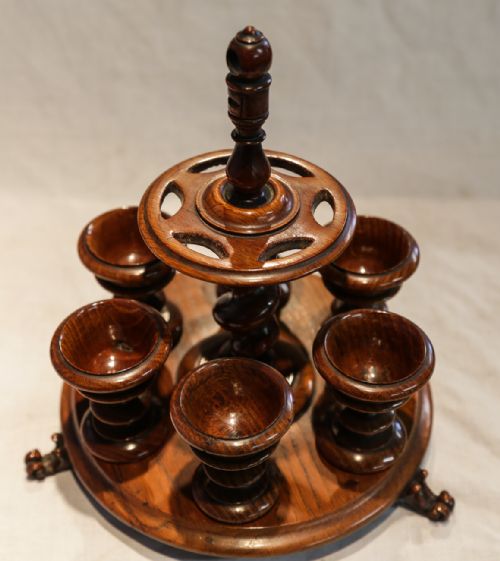 Victorian Treen Item Egg Stand