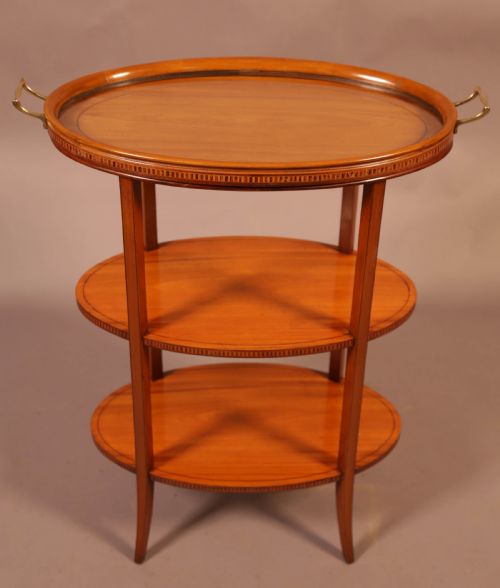 Edwardian 3 Tier Stand with Loose Two Handled Tray