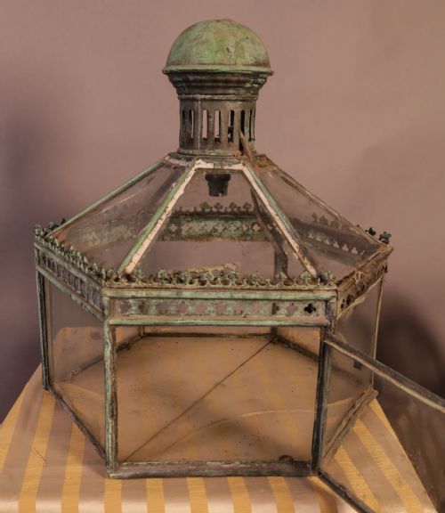 19th Century Terrarium Copper and Glass