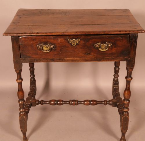 A 17th Century Side Table in Oak