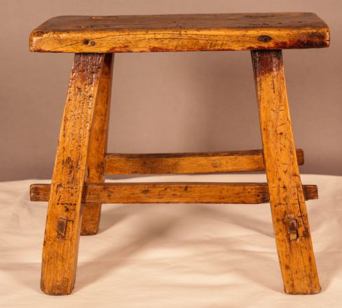 Primative Childs Stool in Ash