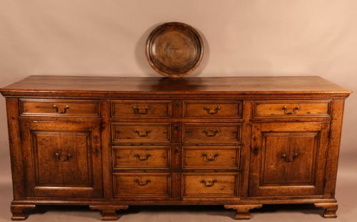 Superb Georgian Oak Serving Dresser Large