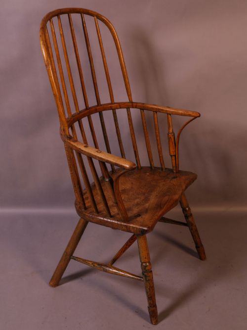 An 18th Century Stick Back Windsor Chair