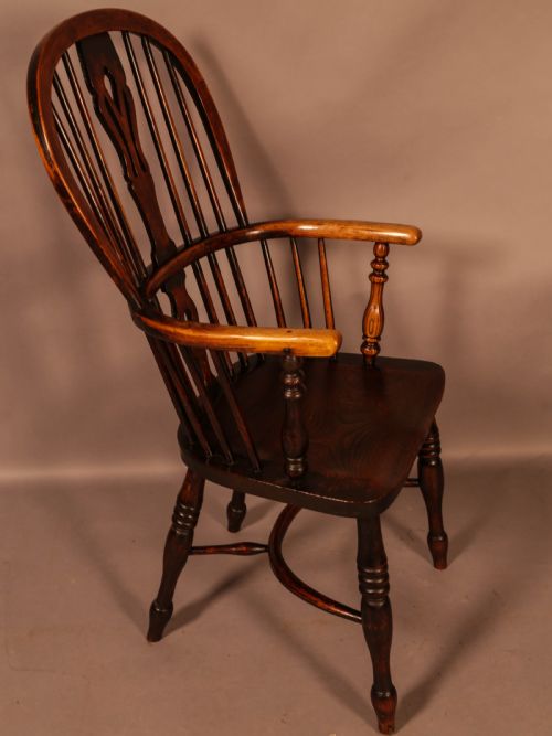 A High Back Windsor Chair Ash and Elm Rockley Maker