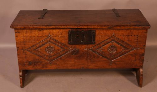 A 17th Century 5 Plank Coffer