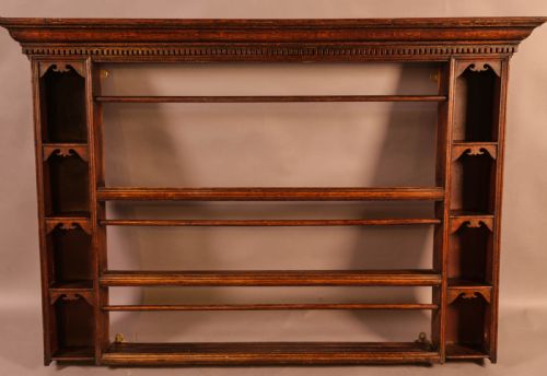 18th Century Plate Rack in Oak