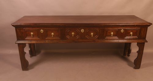A Good Georgian Serving Dresser in Oak