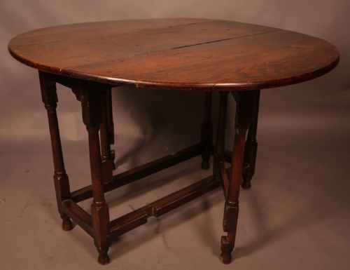 A 17th Century Gate Leg Dining Table