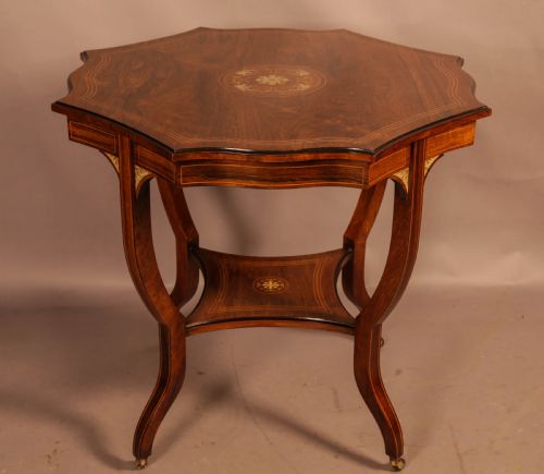 Fine Quality Rosewood Occaisional Table C 1890