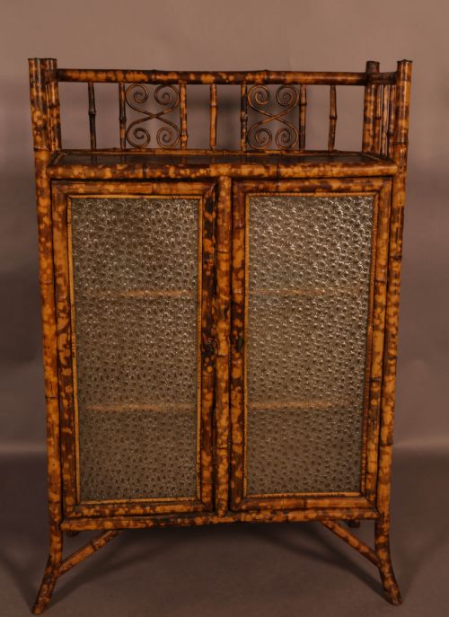 A Very Good Victorian Bamboo Cabinet