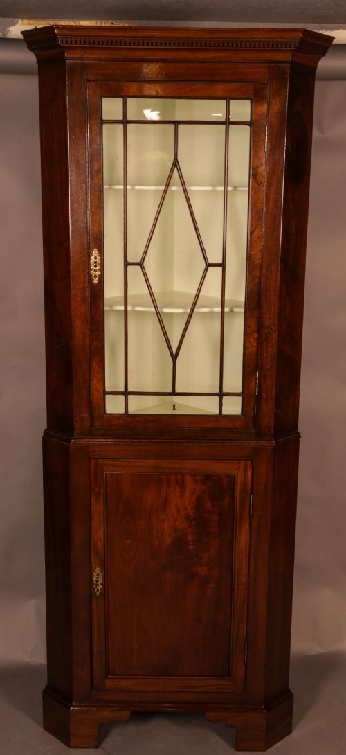 A Georgian Floor Standing Corner Cupboard