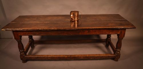 A Good 17th Century Refectory Table Oak