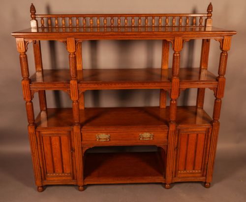 A Good Victorian Buffet or Serving Sideboard