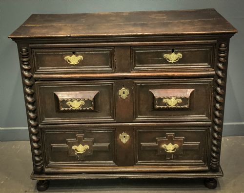 A 17th Century Chest of Drawers in Oak