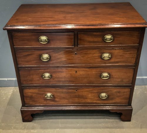 A Georgian Mahogany Chest of Drawers
