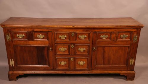 A Rare Georgian Fruit Wood Serving Dresser