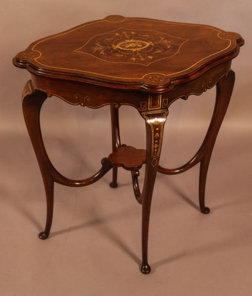 A Quality Inlaid Window Table
