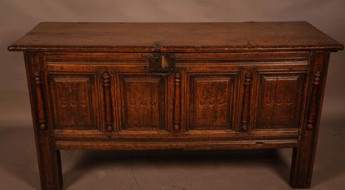 An Early Oak Coffer C 1700