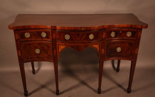 A Georgian Mahogany Inlaid Sideboard C1790