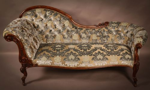 A Good Mid 19th Century Chaise Lounge