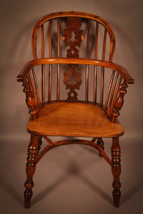 A Yew Wood Windsor Chair, Best Model by Allsop Worksop
