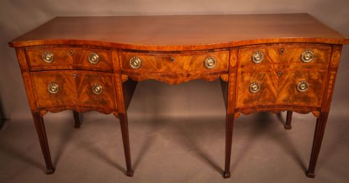A Georgian Mahogany Sideboard with Inlay C 1760