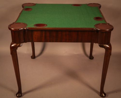 A George II Concertina Action Games Table