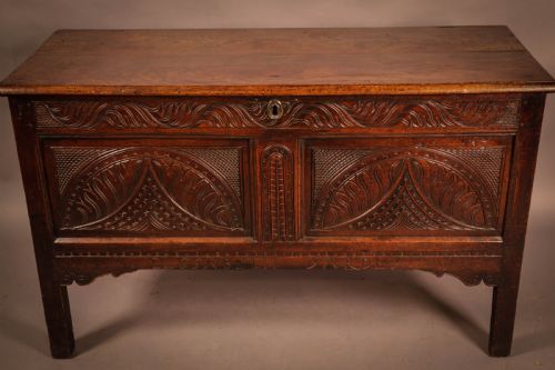 A Very Nice 17th Century Blanket Box Elizabeth Yardly