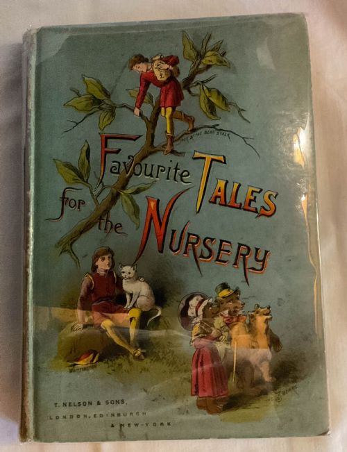 childrens book favourite tales for the nursery - CATEGORY: ANTIQUE ART - DATED 1940