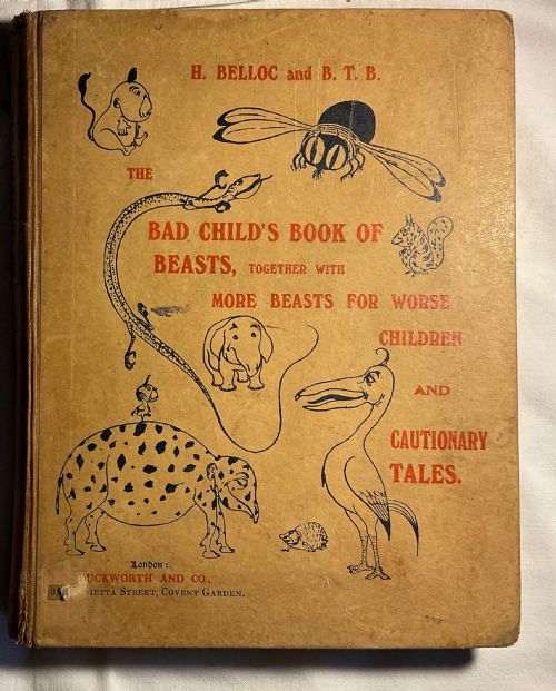 Bad Childs Book of Beasts , Story Book .