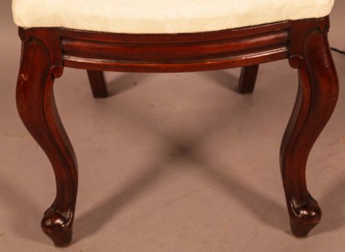 A SET OF 8 VICTORIAN SPEAR POINT BALLOON BACK DINING CHAIRS - ADDITIONAL PHOTO 10