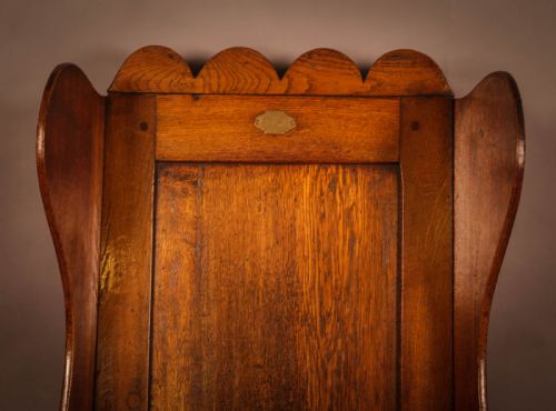A 19TH CENTURY LAMBING CHAIR IN OAK - ADDITIONAL PHOTO 4
